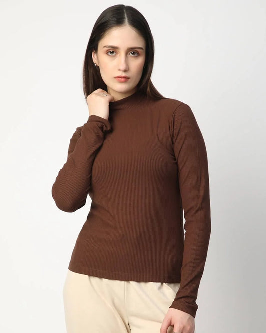 "Women's Soft & Stretchy T-Crew Neck Skiwi - Warm & Cozy Wool Knit Fabric - Available in Various Colors & Sizes"