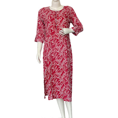 Women Red Kurti - 061550