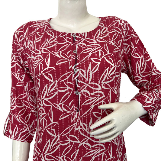 Women Red Kurti - 061550