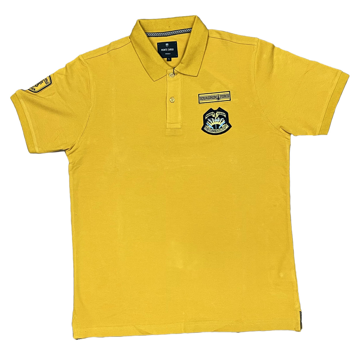 Monte Carlo Men's	Mustard T Shirt 222055343