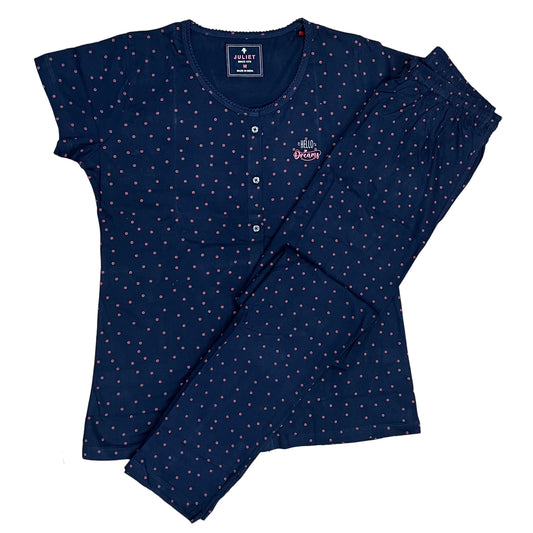 Girls Navy Blue Nighty