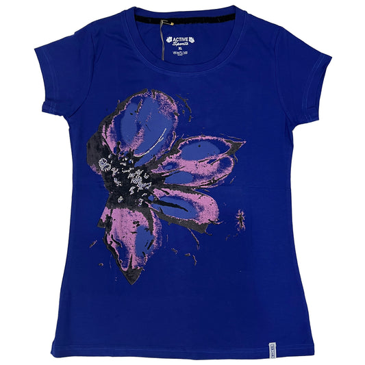 Active Sports Ladies Dark Blue T shirt