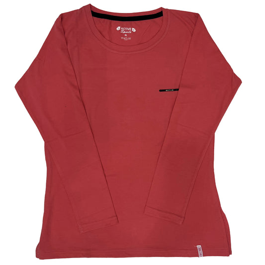 Active Sports Ladies Red T shirt