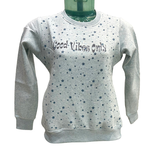 Kayal Girls Sky Mix Sweat Shirt 