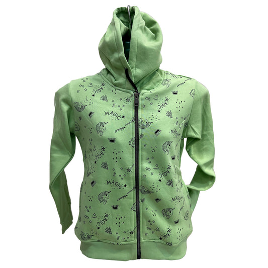 Kayal Girls L- Green Sweat Shirt 