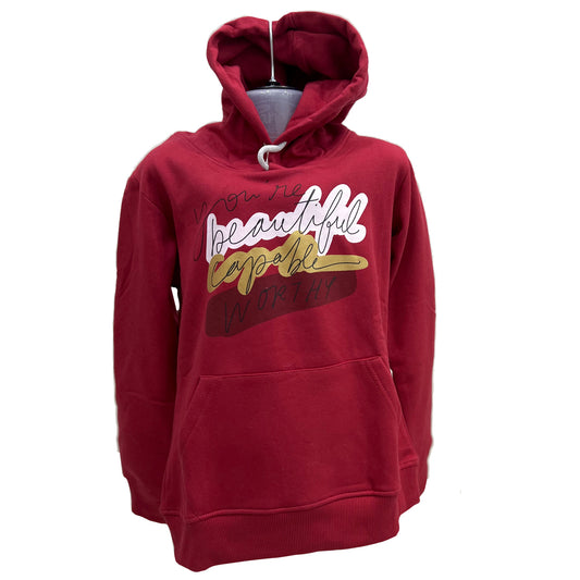 Kayal Girls Red Sweat Shirt