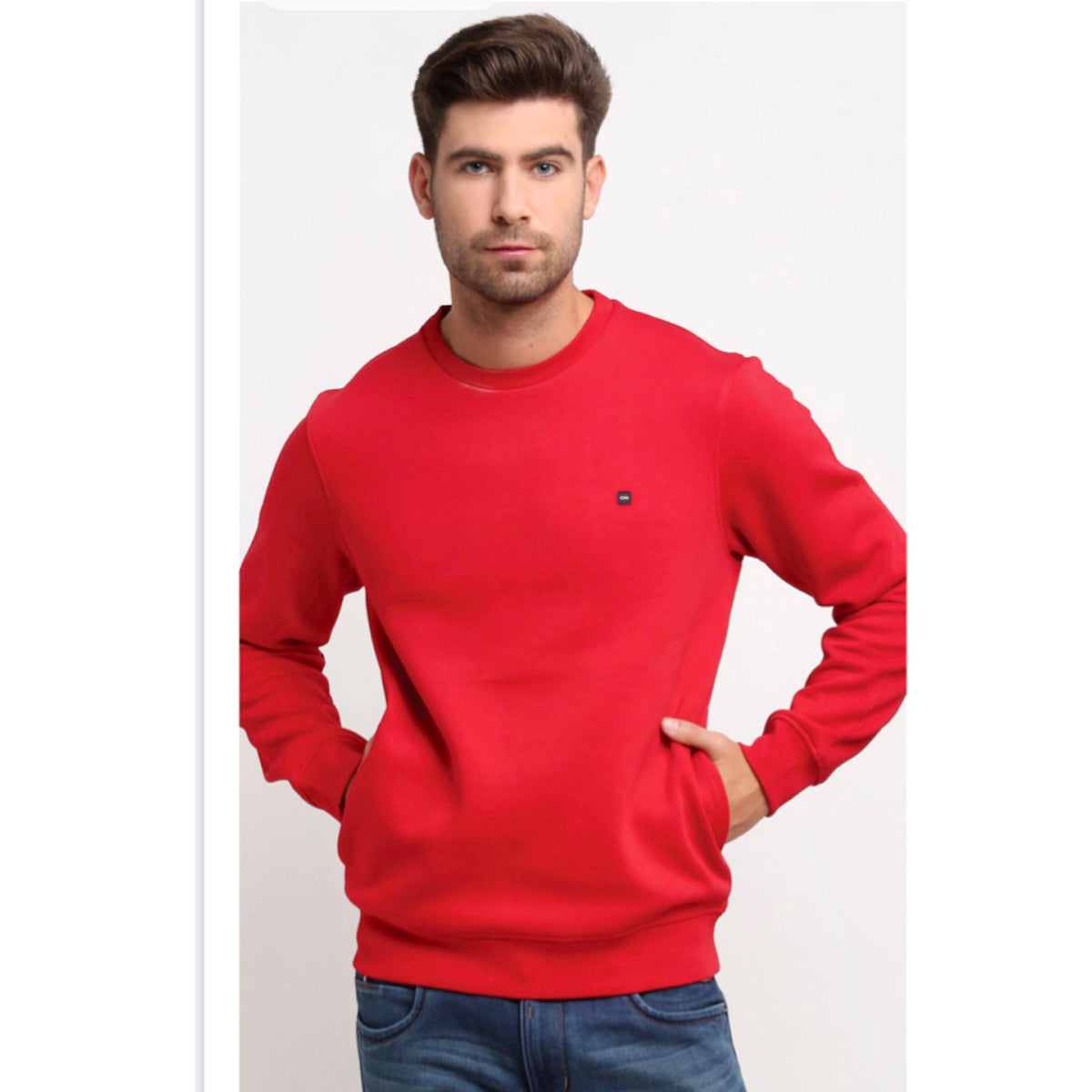 Confidence Red Sweat Shirt