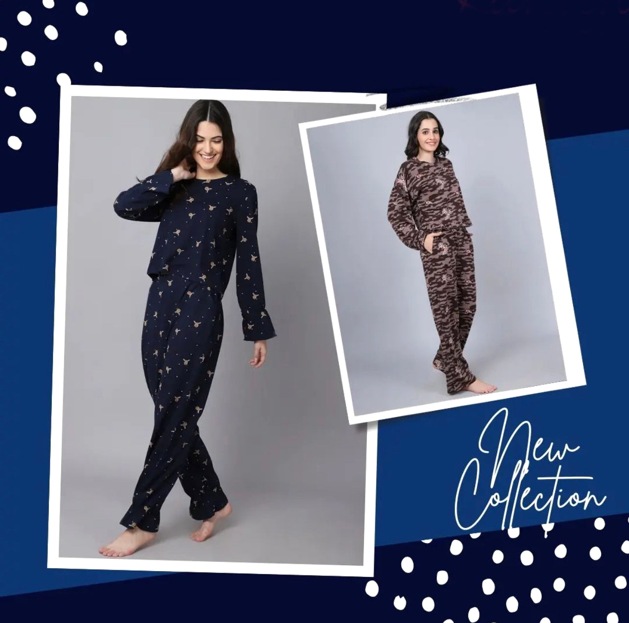 Kanvin Overall Printed Night Suit