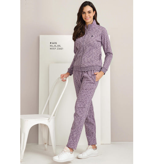 Kayal Purple Track Suit